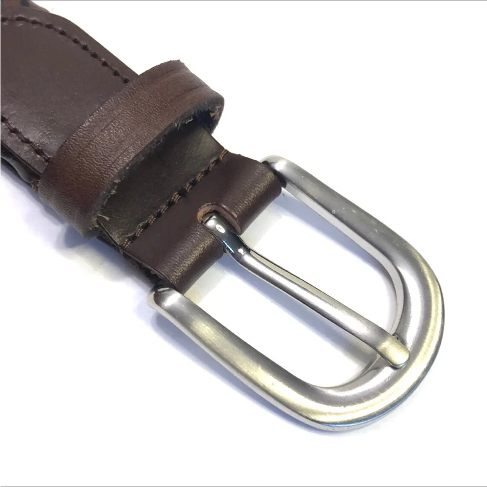 Men’s Braided Genuine Leather Belt size 40